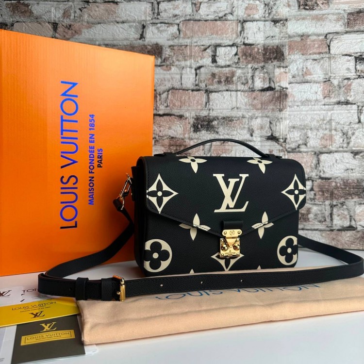 LOUİS VUİTTON METİS POCHETTE BİCOLOR SİYAH